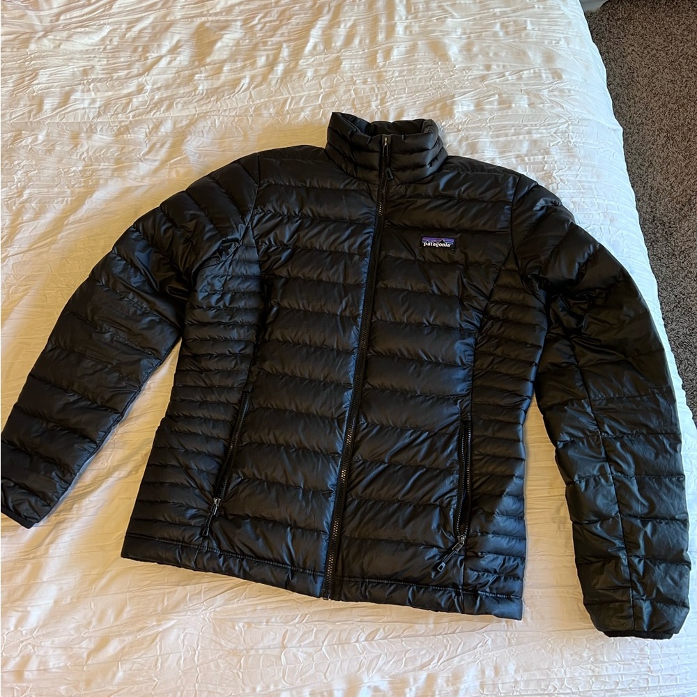 Patagonia Black Down Sweater Zip-Up